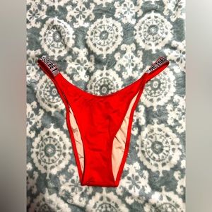 Victoria's Secret Shine Strap Brazilian Bikini Bottom.
